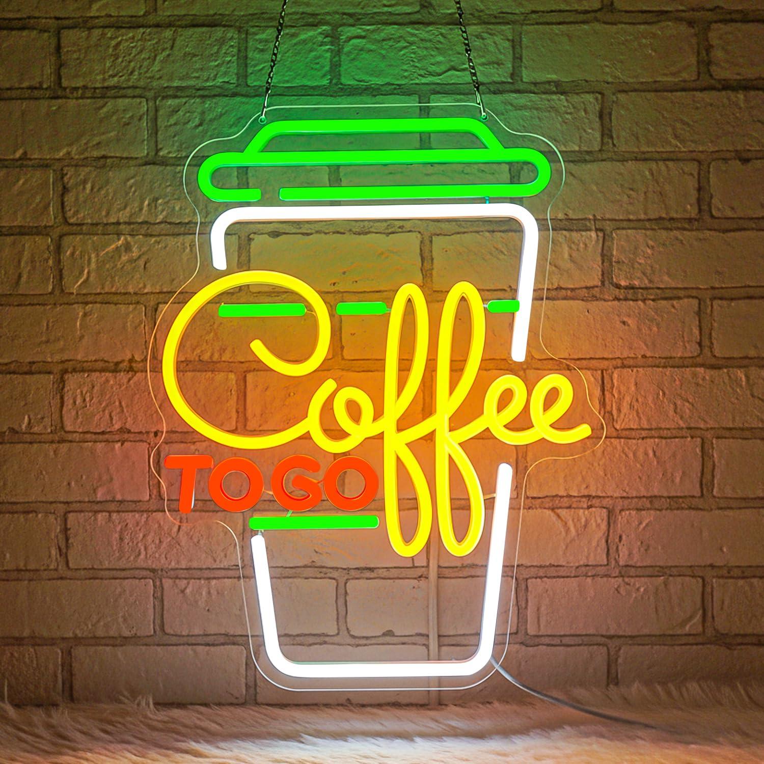 Coffee Neon Sign USB Dimmable  - Home Bar Signs recensie en prijs