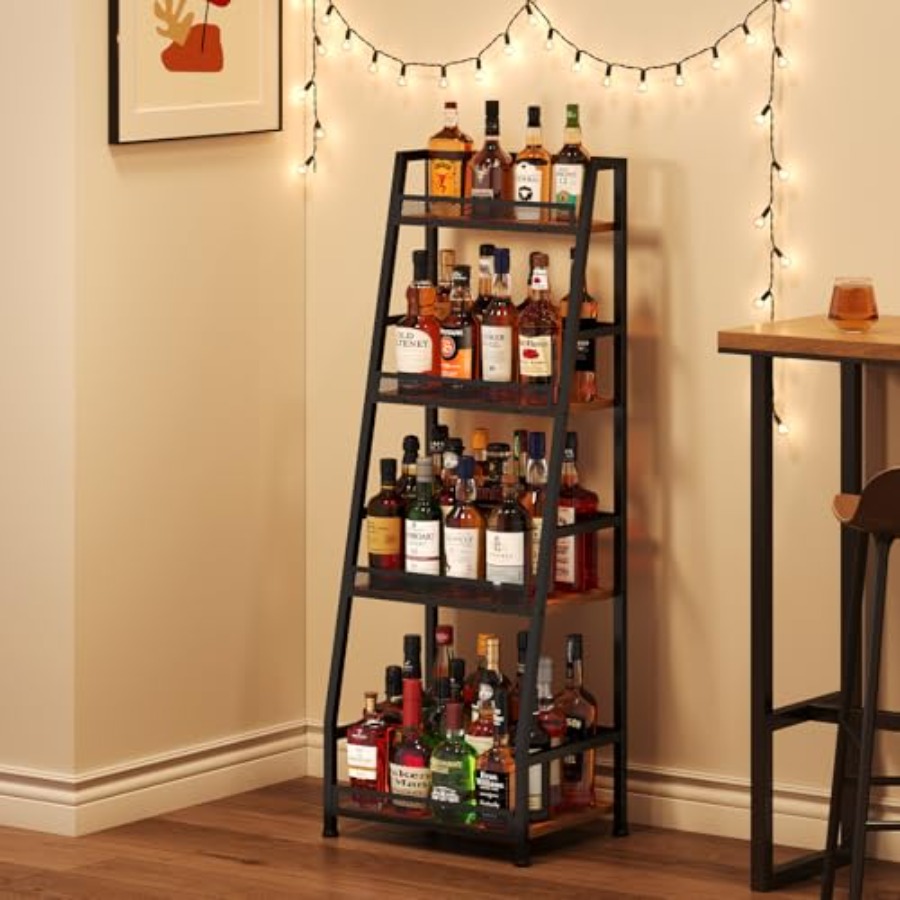 4-Tier Trapezoid Liquor Stand  - Home Bar Stand recensie en prijs