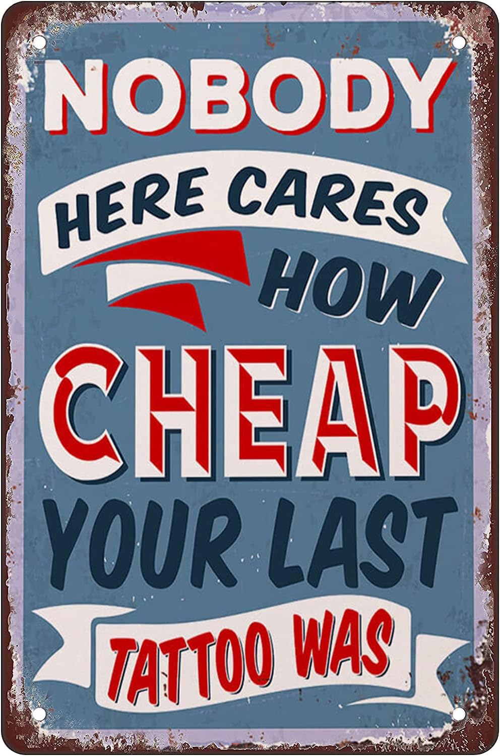 Tin Sign For Tattoo Retro Meta - Home Bar And Restaurant recensie en prijs