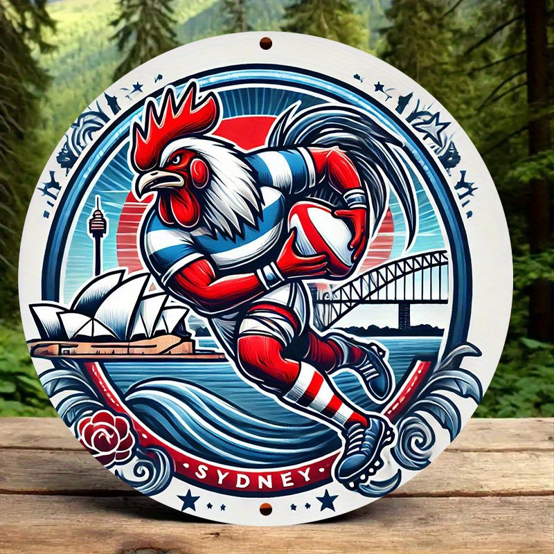 A vibrant Sydney Roosters wall - Home Bar Sydney recensie en prijs