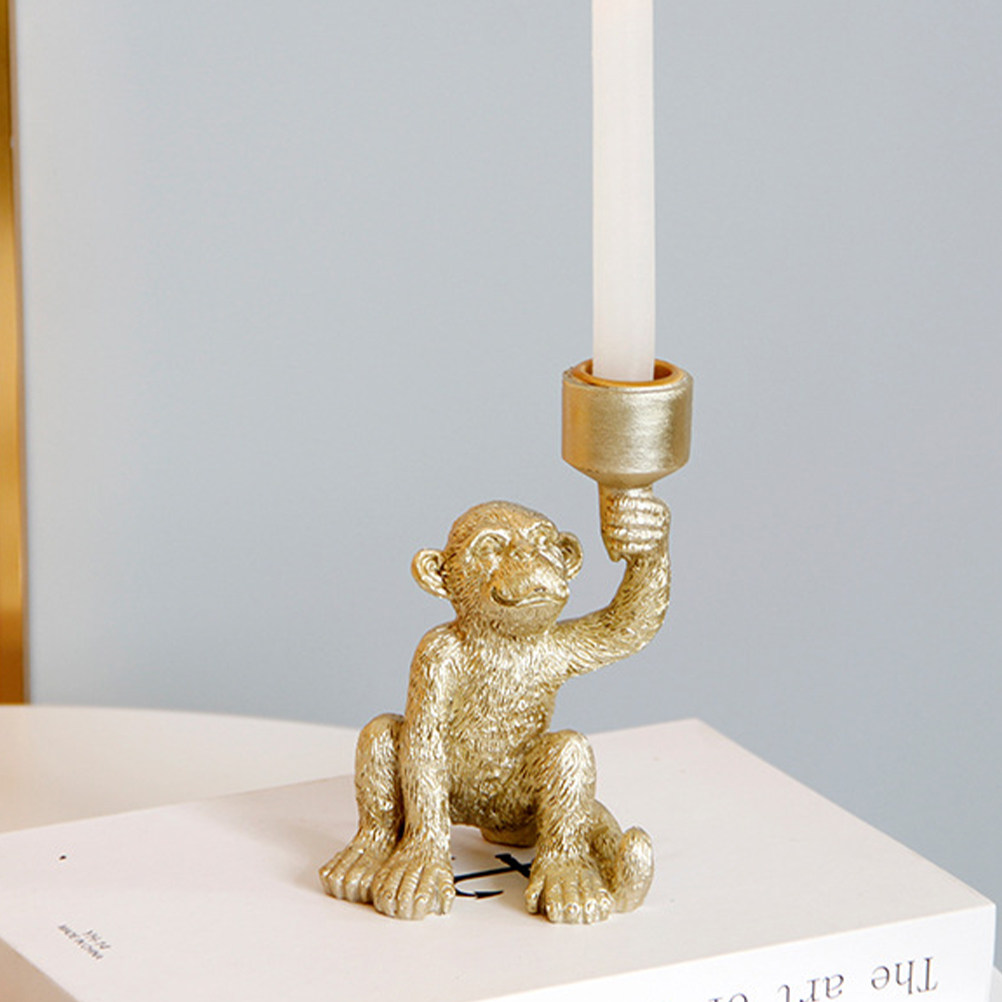 Resin Monkey Pillar Holder Des - Home Bar Stand recensie en prijs