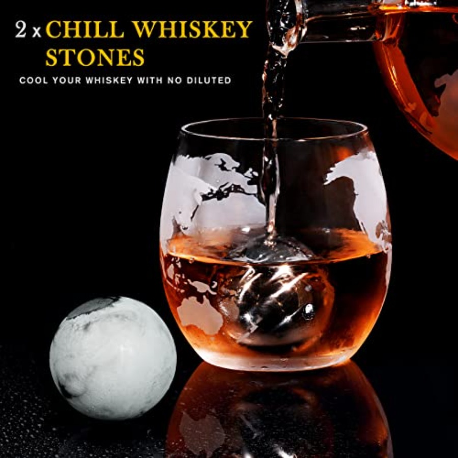 Gifts for Men Dad Fathers Day, - Decanter Globe Set recensie en prijs