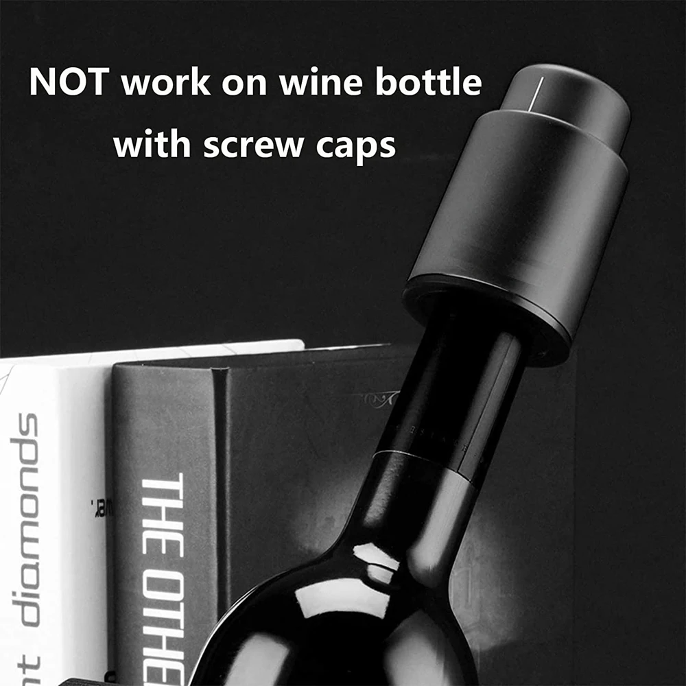 Vacuum Wine Bottle Cap Stopper - Wine Preservation Pump recensie en prijs