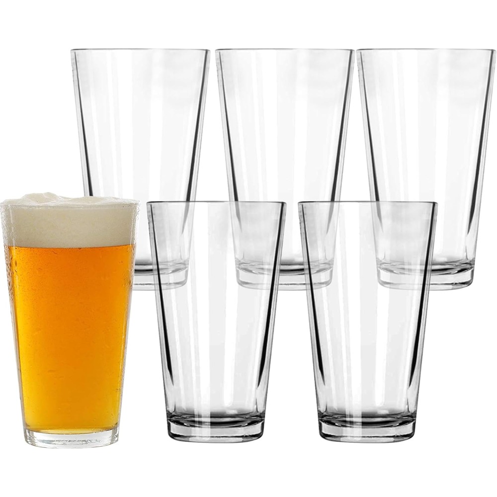 16 oz Pint Glasses 6 Pcs Set D - Highball Glass Set recensie en prijs