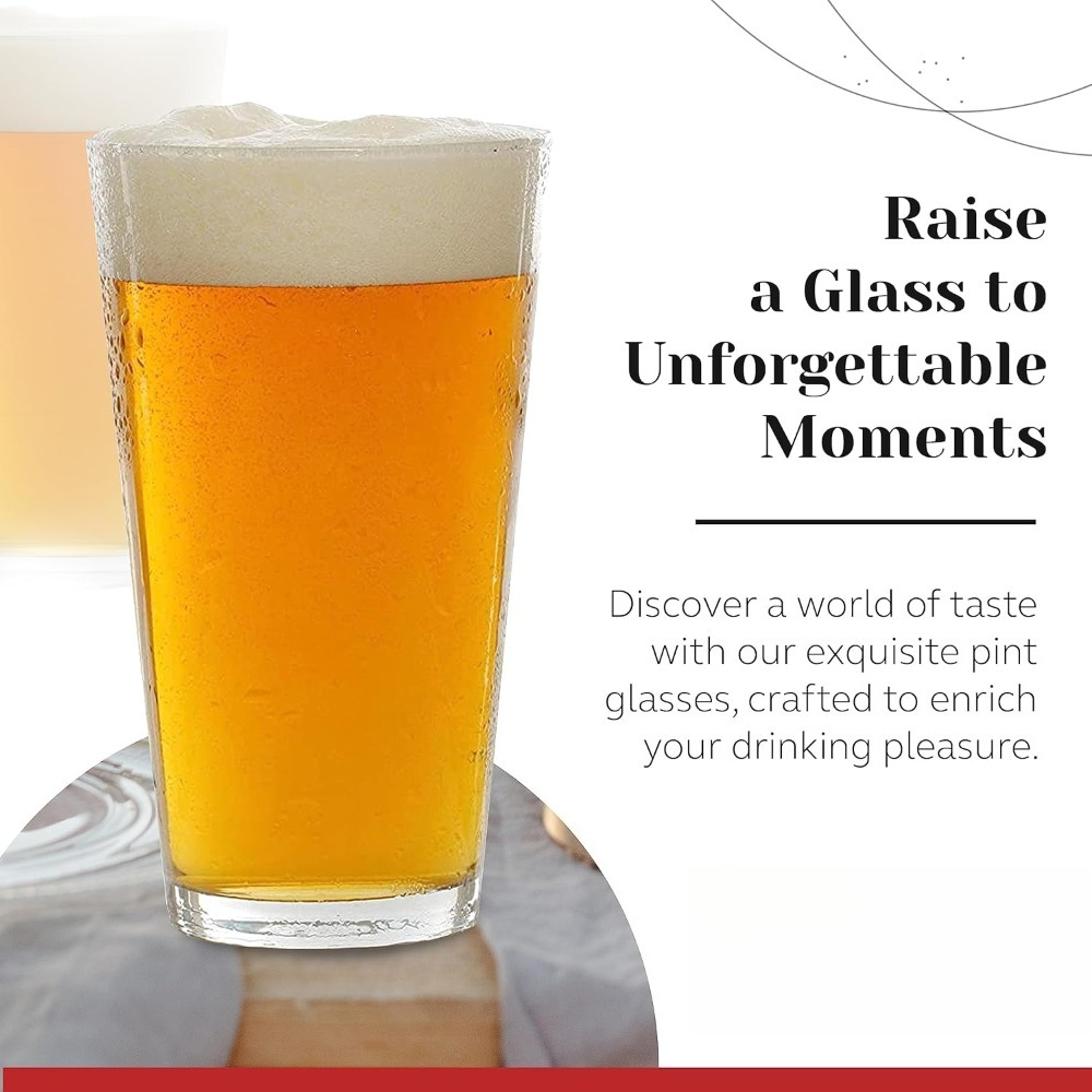 16 oz Pint Glasses 6 Pcs Set D - Highball Glass Set recensie en prijs