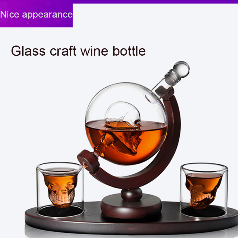 Skull Globe Whiskey Decanter S - Decanter Globe Set recensie en prijs