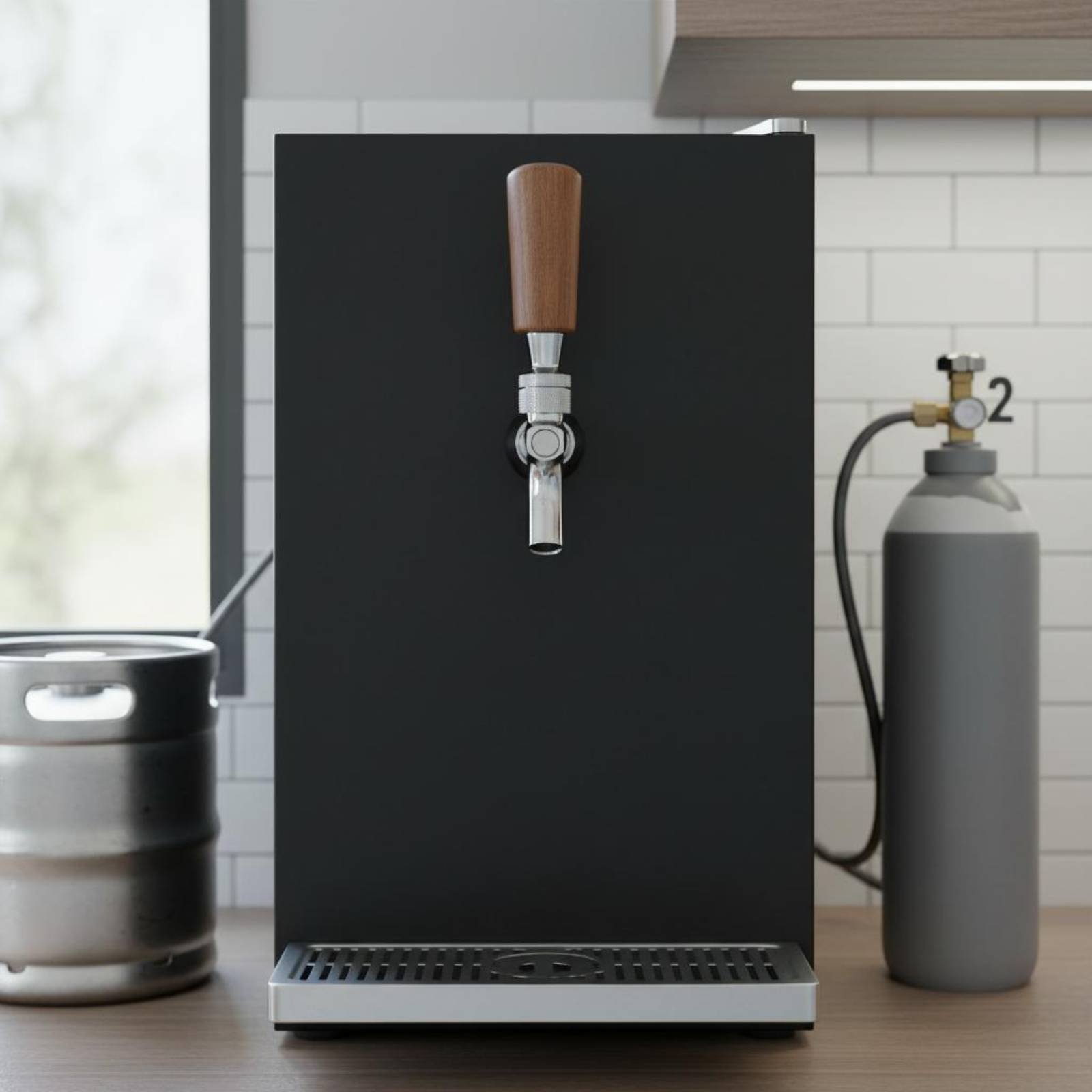 Short Wooden Beer Handle Solid - Home Bar Accessories recensie en prijs