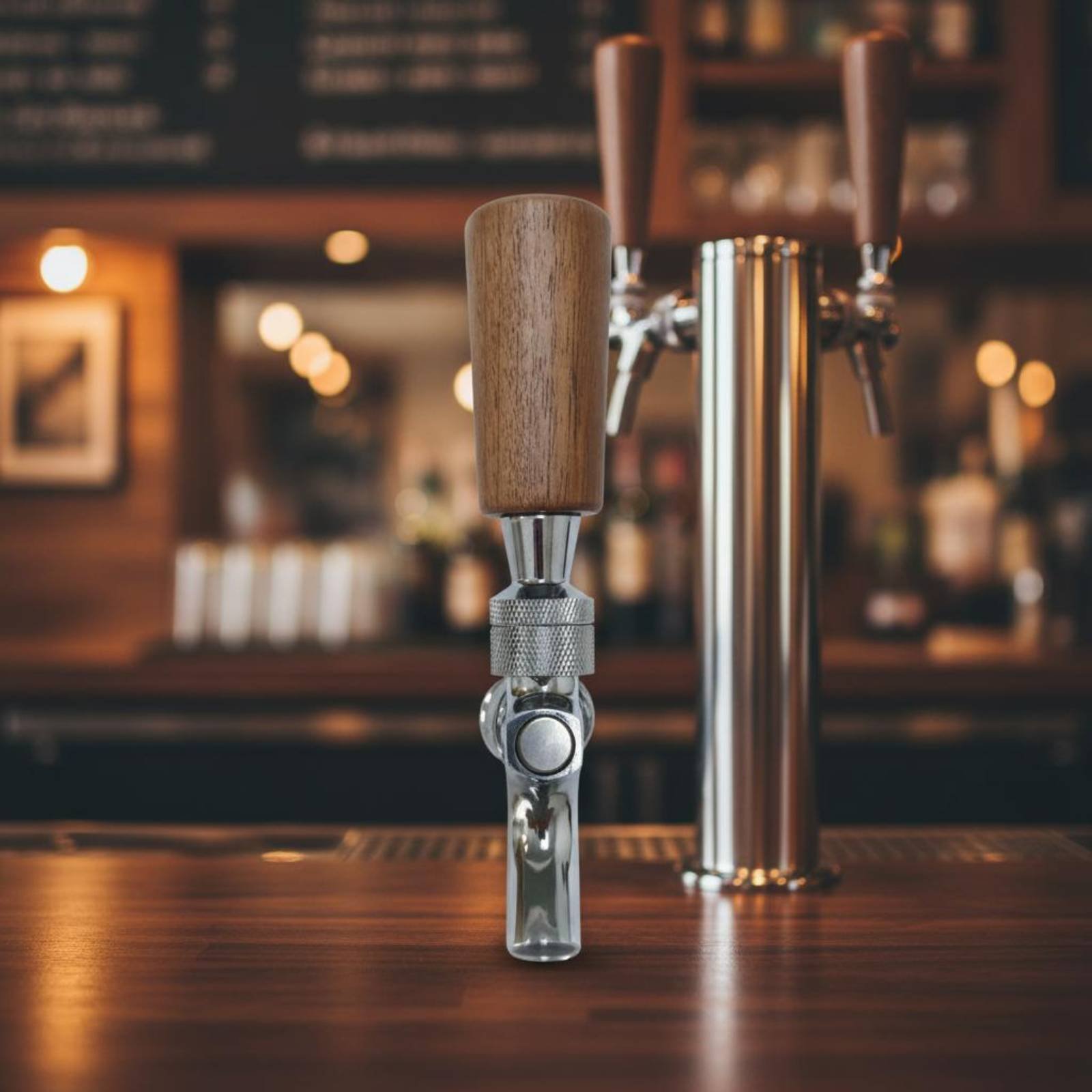 Short Wooden Beer Handle Solid - Home Bar Accessories recensie en prijs