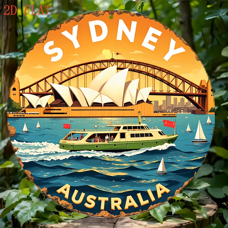 2D Metal Sign Sydney Australia - Home Bar Sydney recensie en prijs