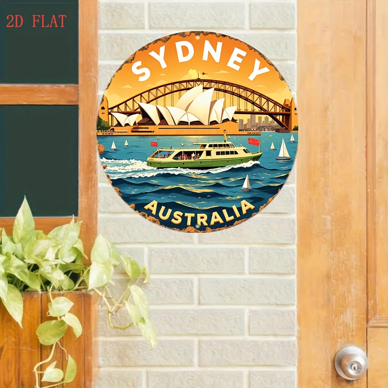 2D Metal Sign Sydney Australia - Home Bar Sydney recensie en prijs