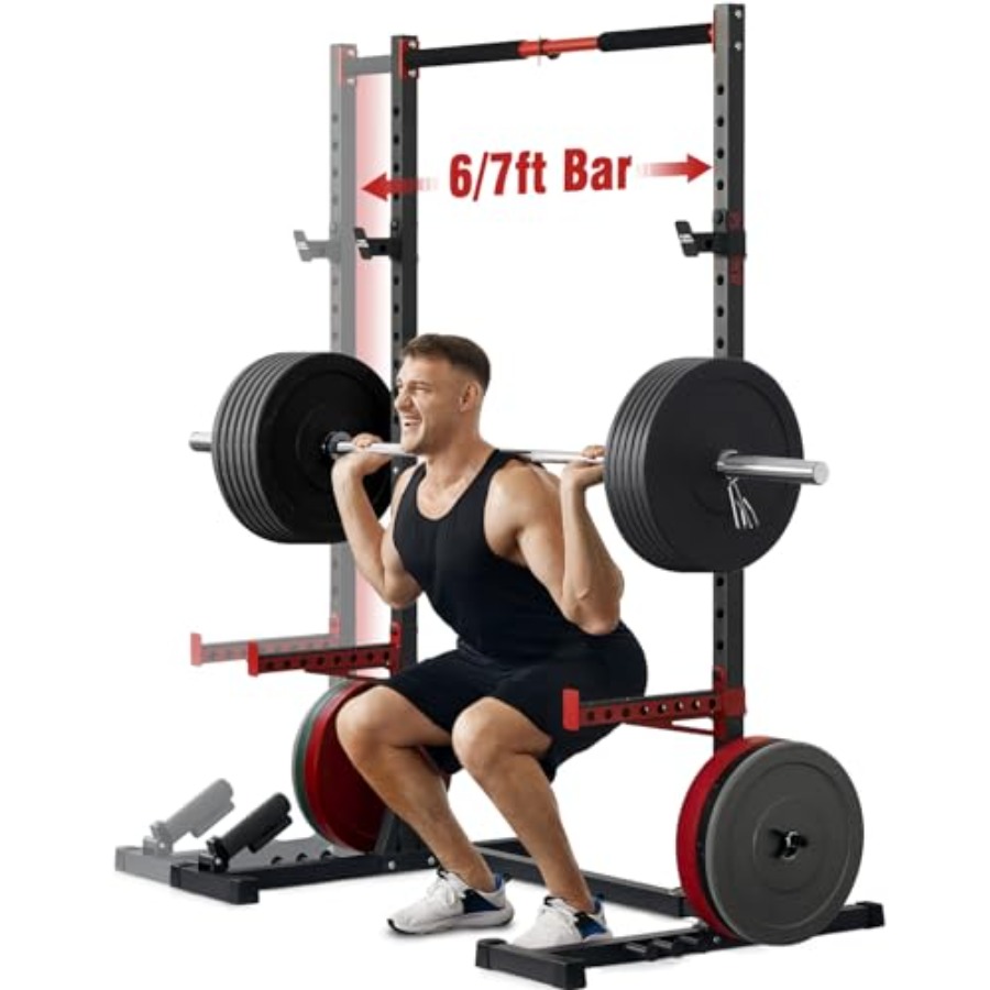 Squat Rack with Pull-Up Bar Mu - Home Bar And Gym recensie en prijs