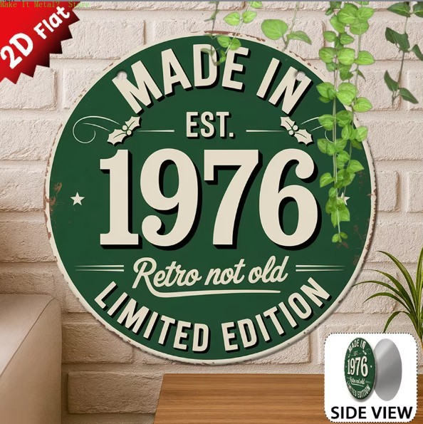 Made in 1976 Retro Not Old 2D  - Home Bar Cafe recensie en prijs