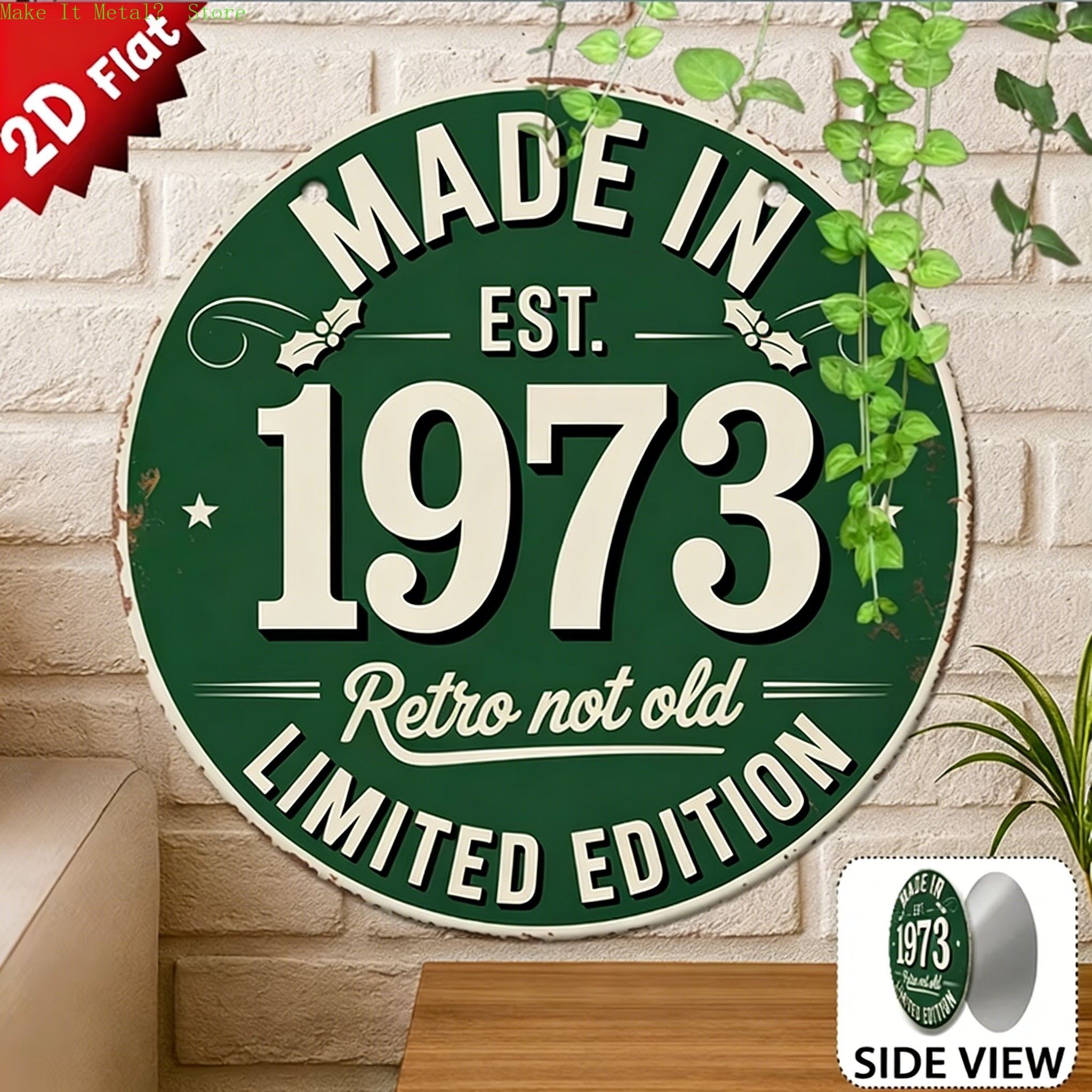 Made in 1976 Retro Not Old 2D  - Home Bar Cafe recensie en prijs