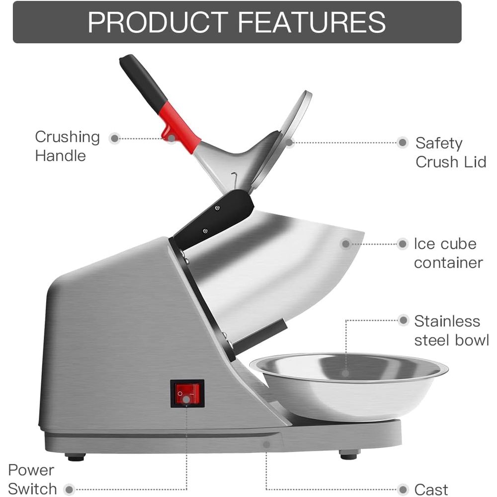Electric Ice Crusher with Stai - Ice Pick Pick recensie en prijs