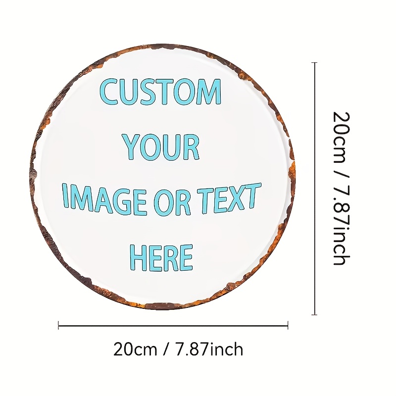 Custom Round Metal Tin Sign, P - Home Bar Signs recensie en prijs